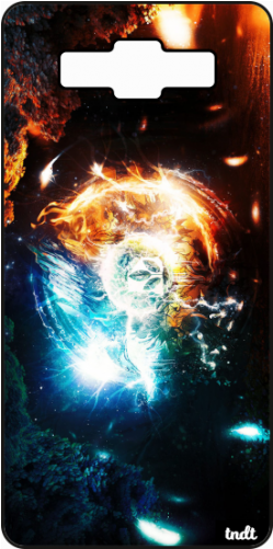 Cosmic Lion Energy Artwork PNG