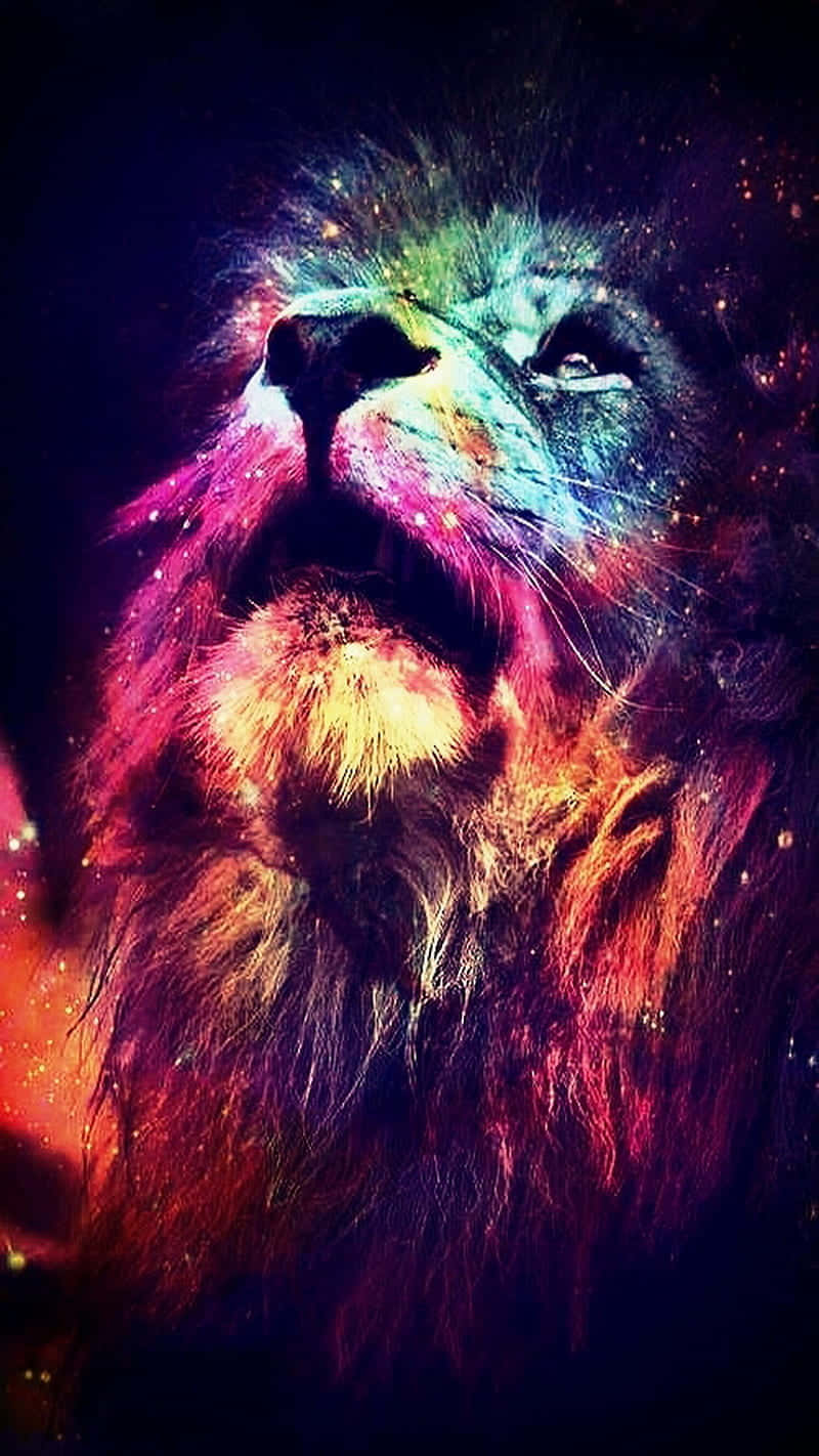Cosmic_ Lion_ Roar Wallpaper