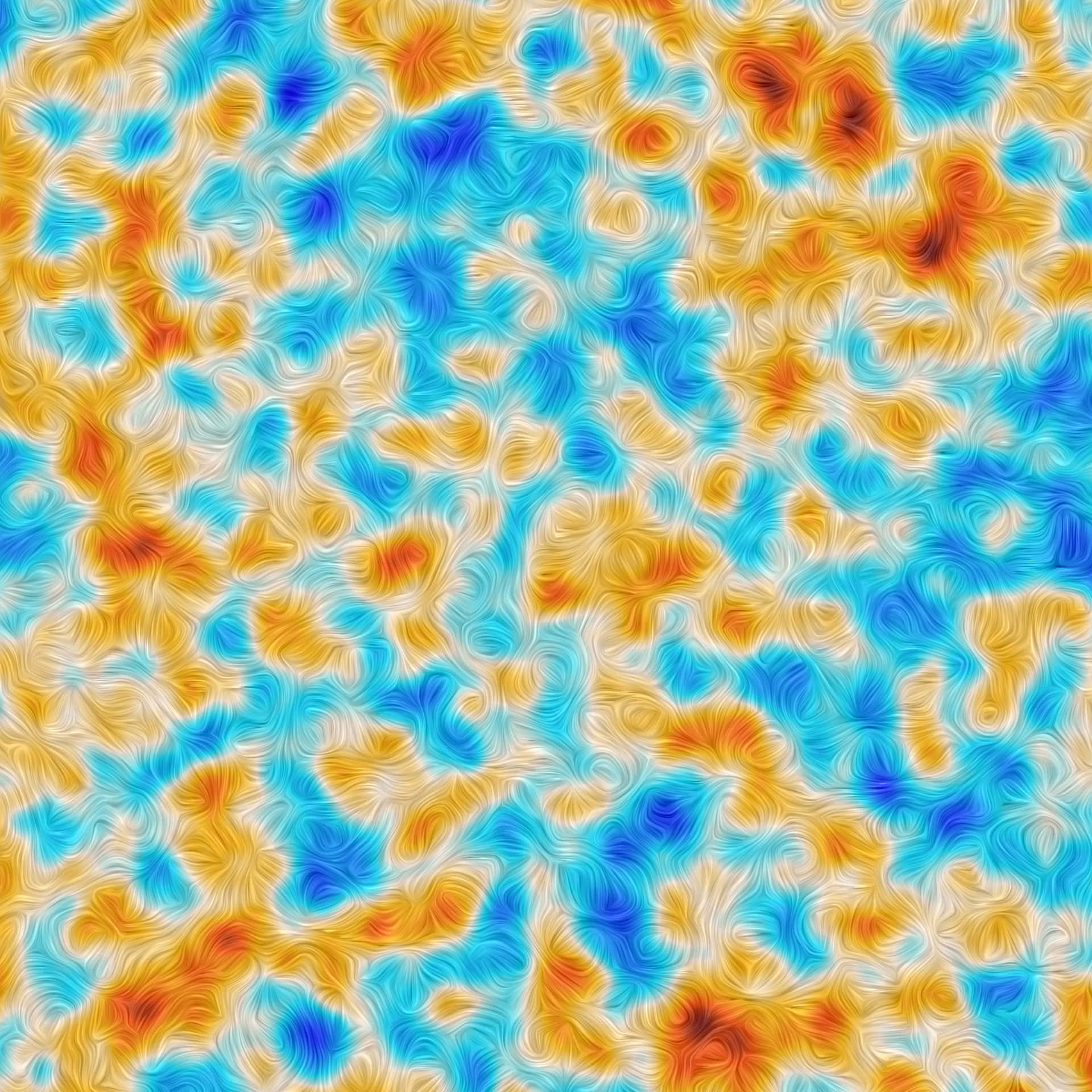 Radiation Swirls Cosmic Microwave Background