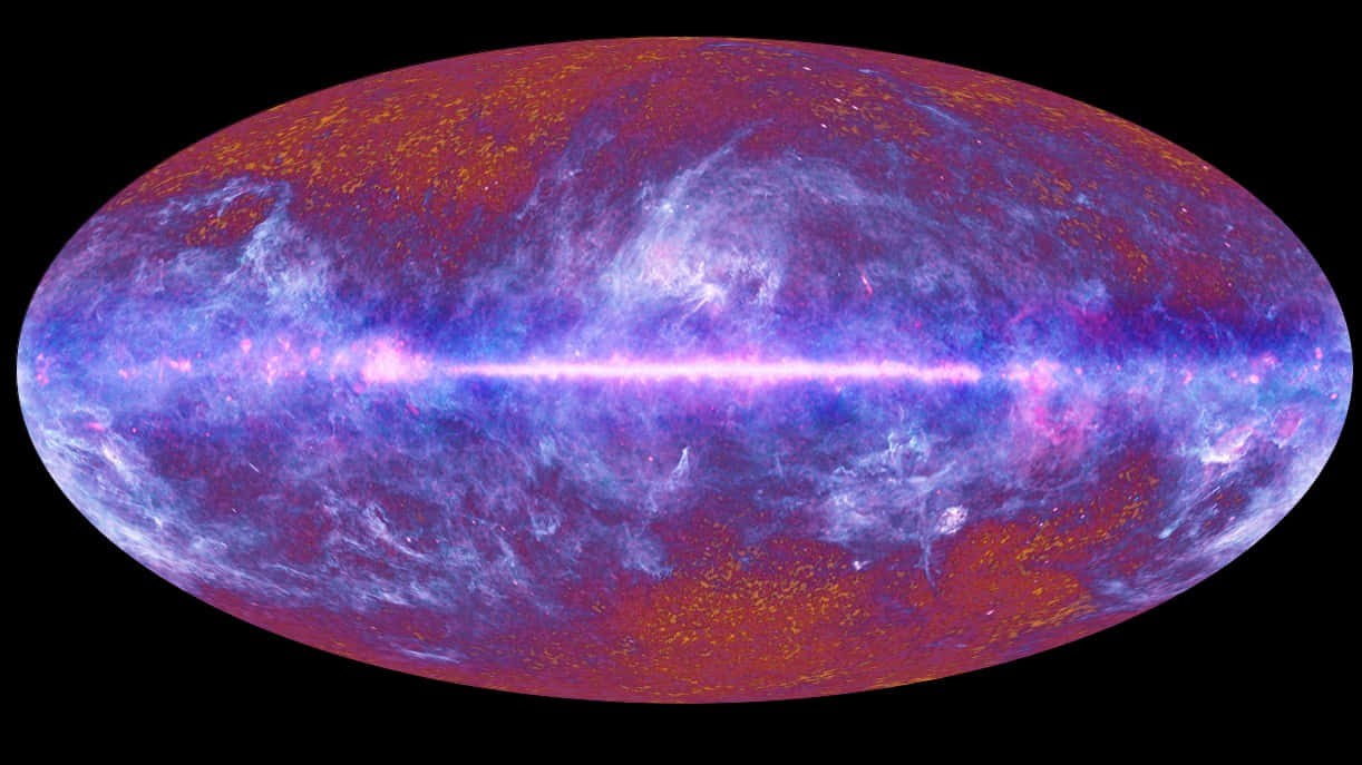 Purple Center Band Cosmic Microwave Background