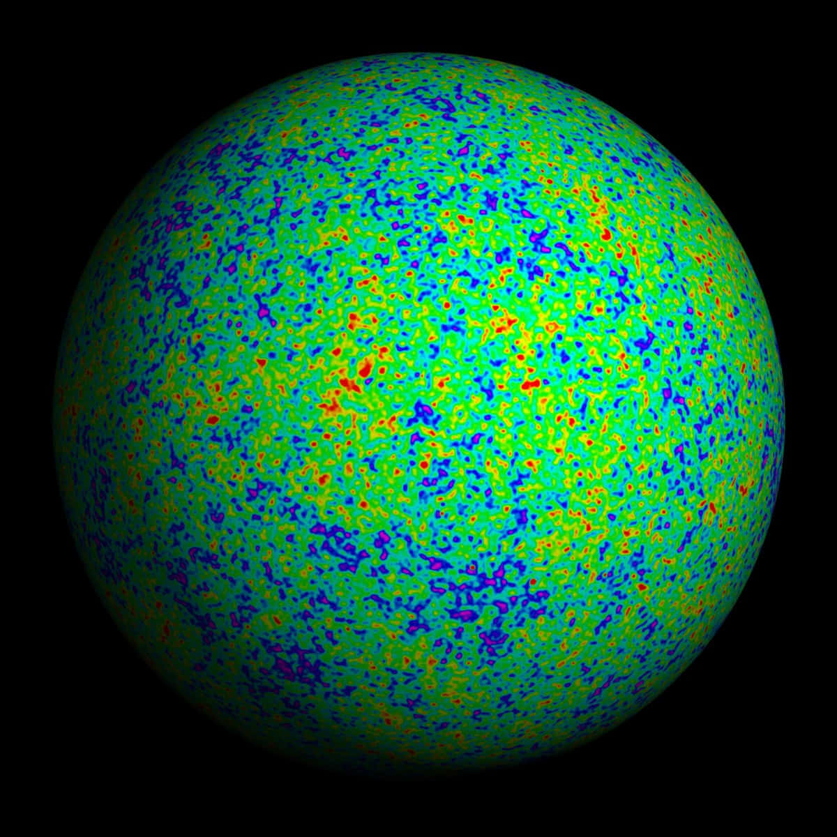 Sphere Cosmic Microwave Background Radiation
