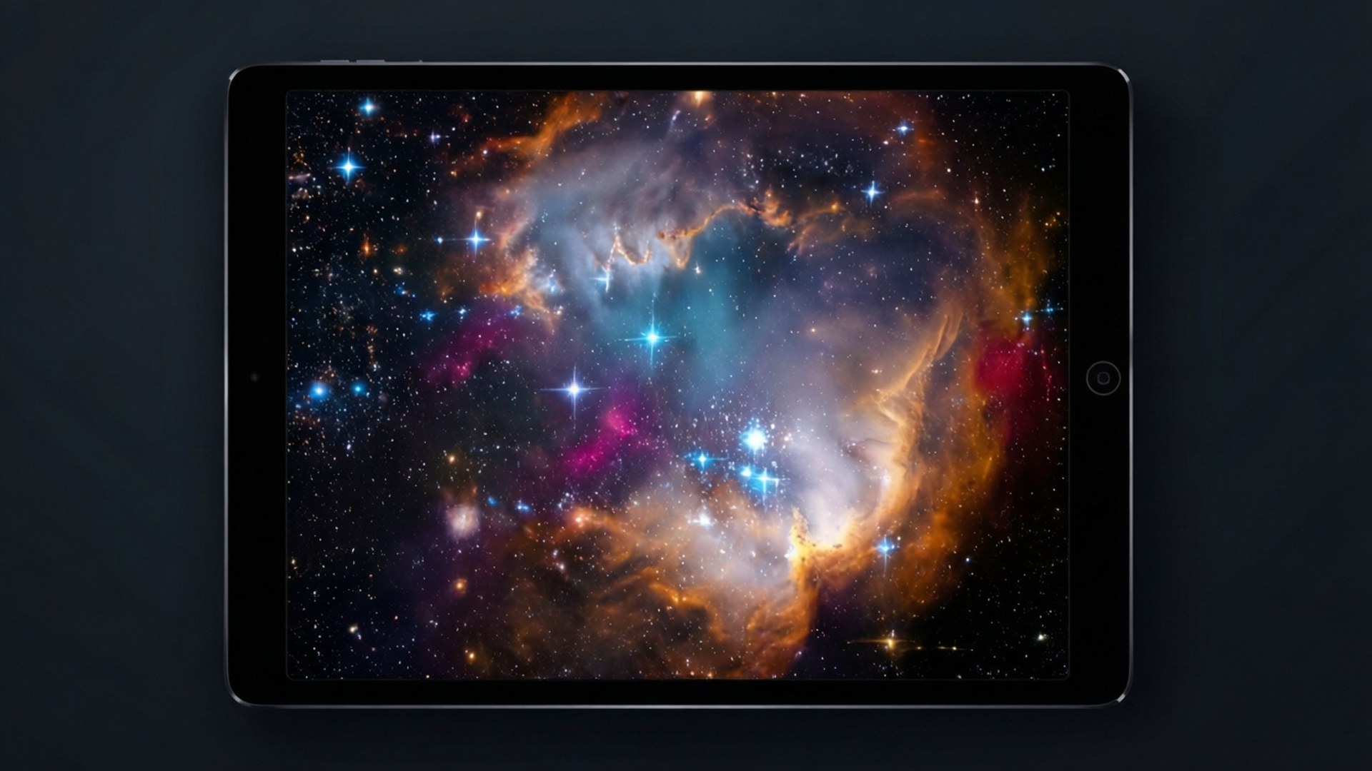 Cosmic Nebula iPad Scherm Achtergronden