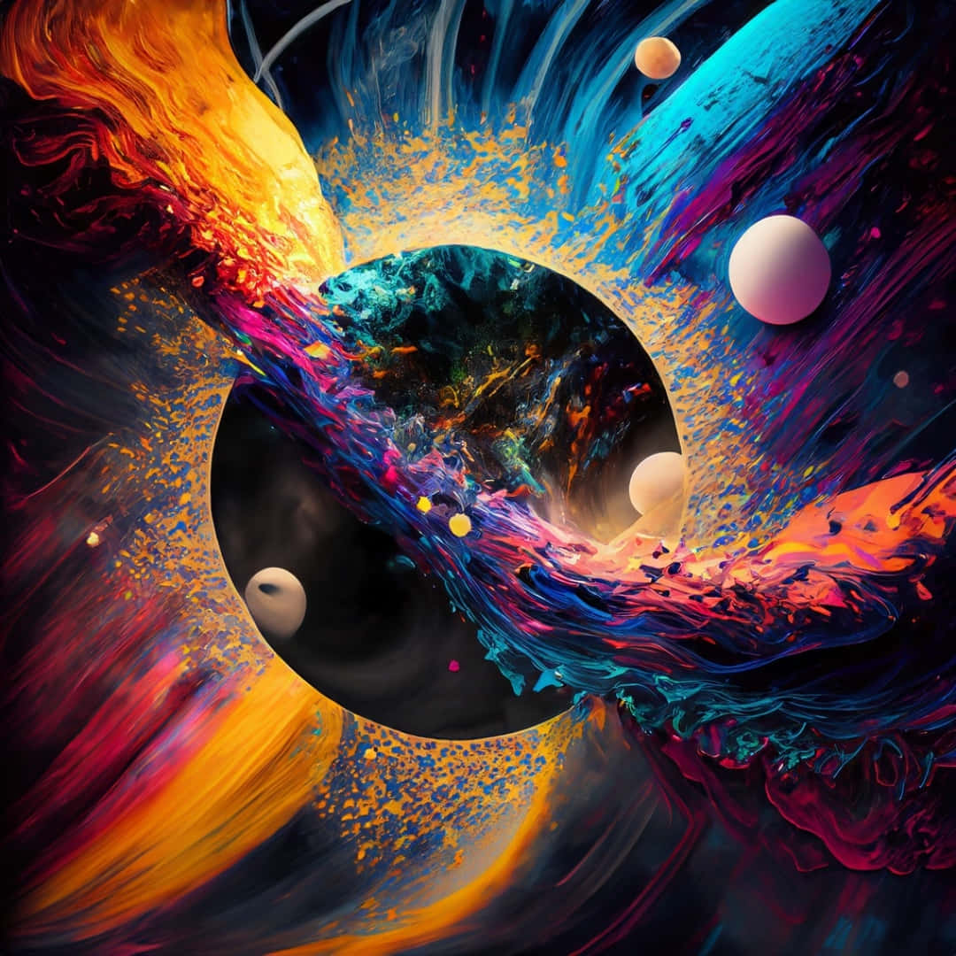 Cosmic_ Paint_ Explosion Wallpaper