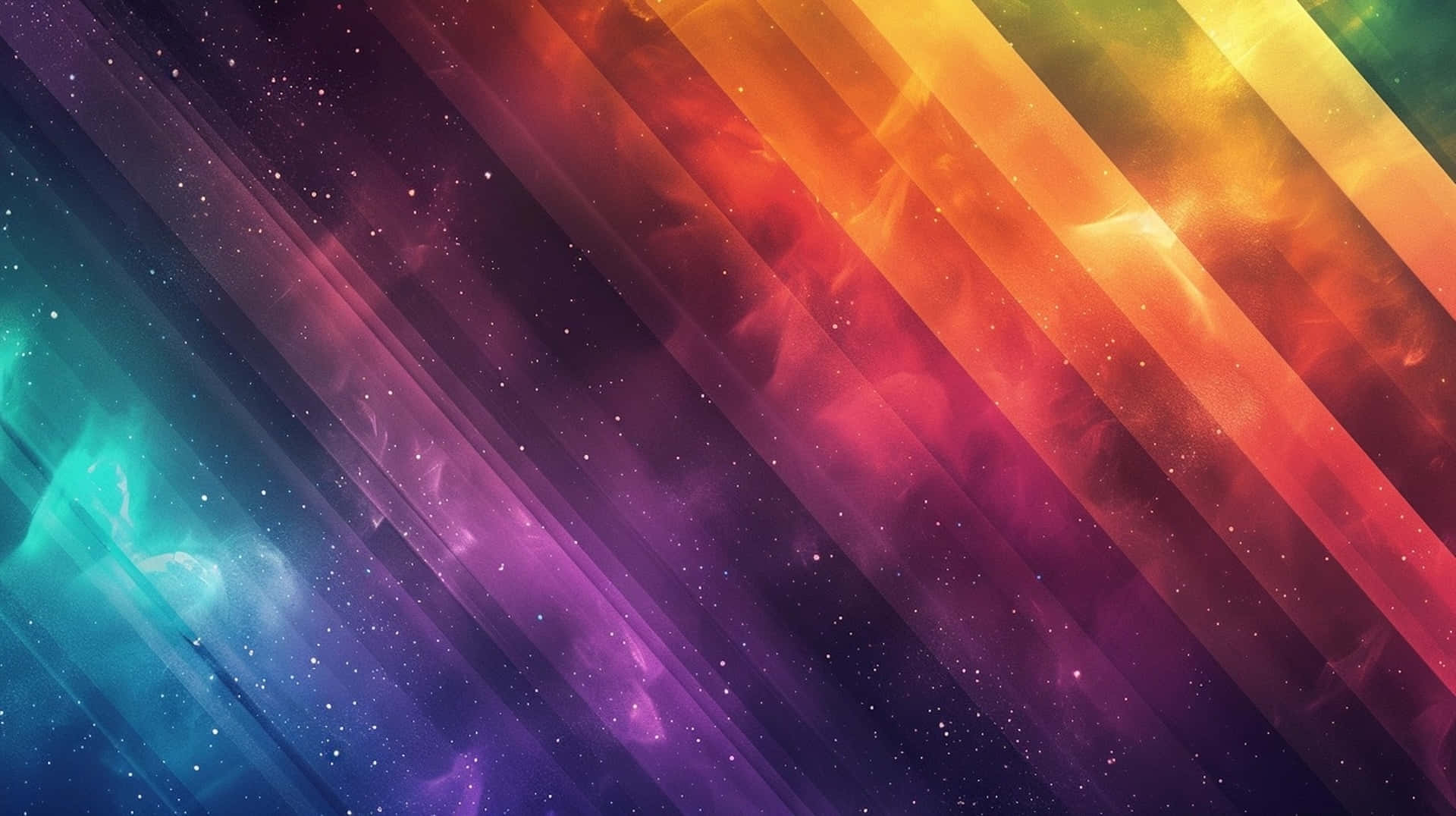 Cosmic Rainbow Gradient Wallpaper