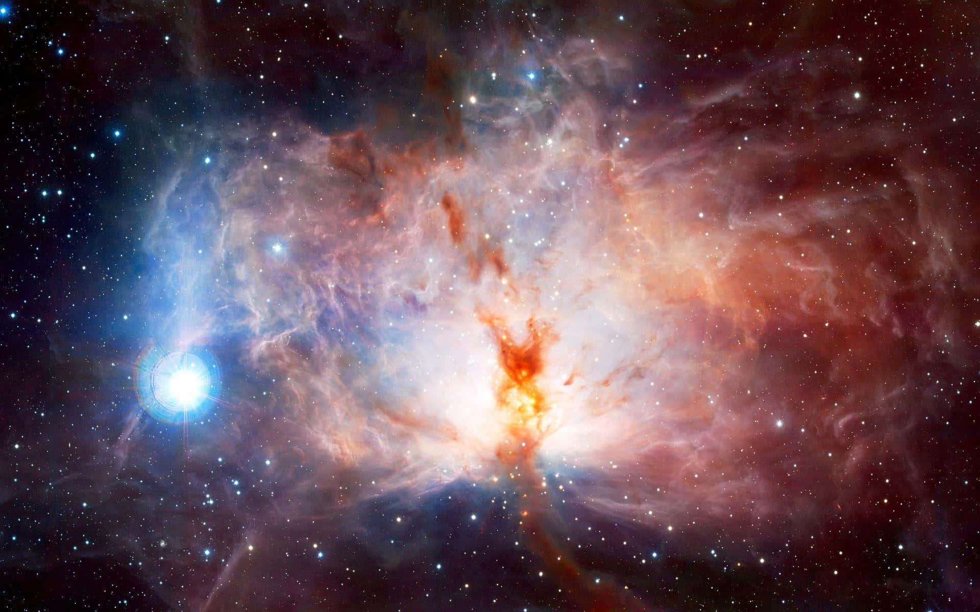 Stunning Cosmic Rays Illuminating the Universe Wallpaper