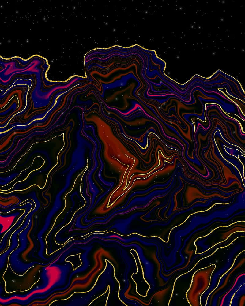Cosmic_ Ripple_ Art_ Abstract Wallpaper