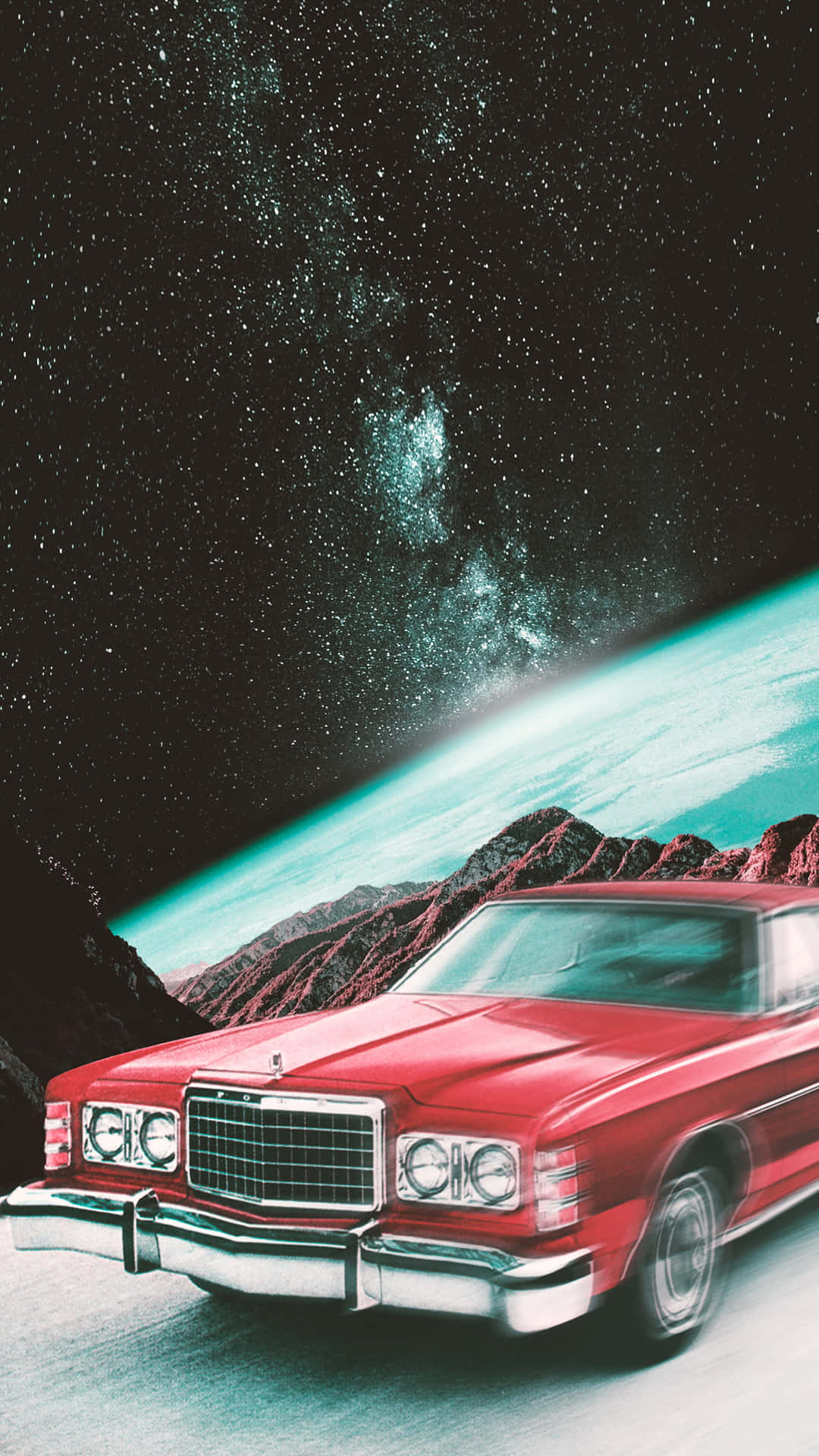 Cosmic Road Trip_ Vintage Space Aesthetic.jpg Wallpaper