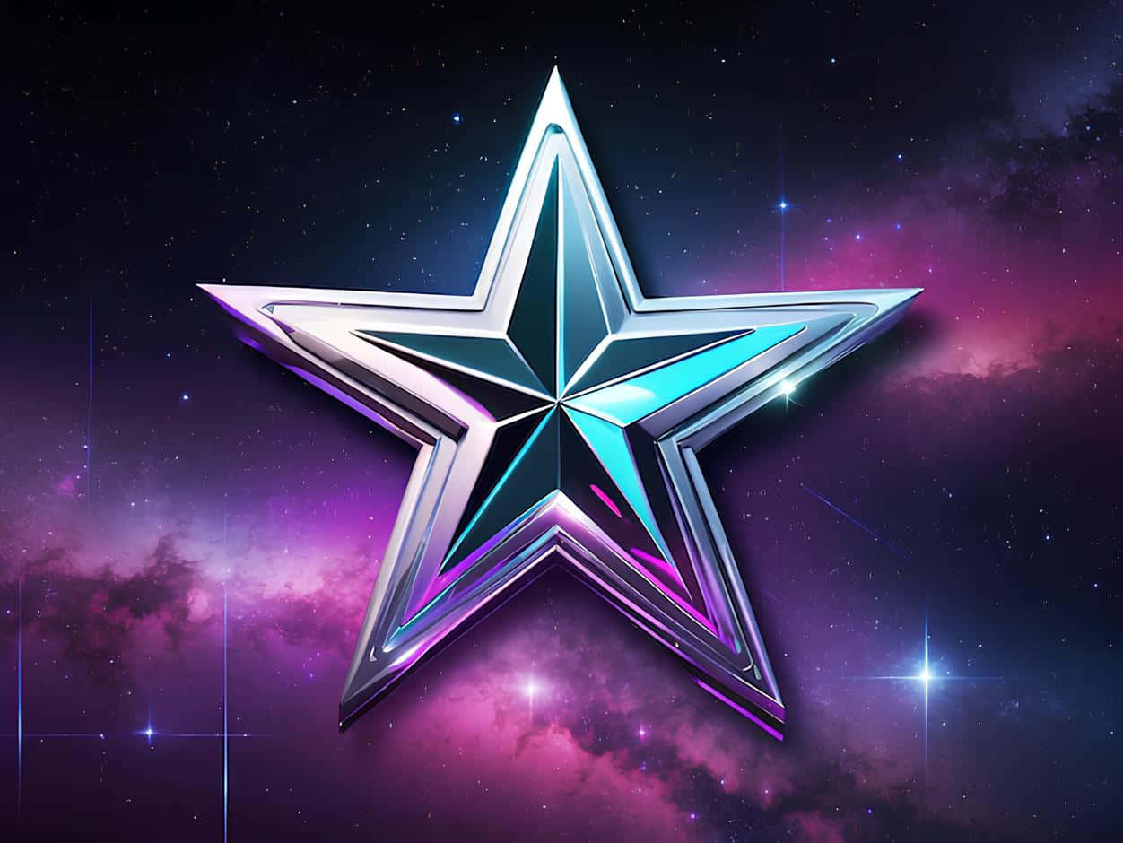 Cosmic Shiny Star Wallpaper