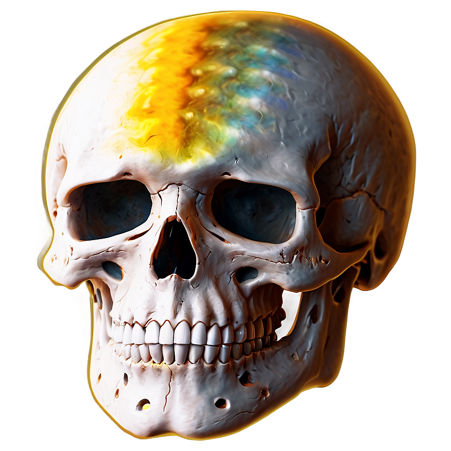 Cosmic Skull Face Image Png Ipn PNG