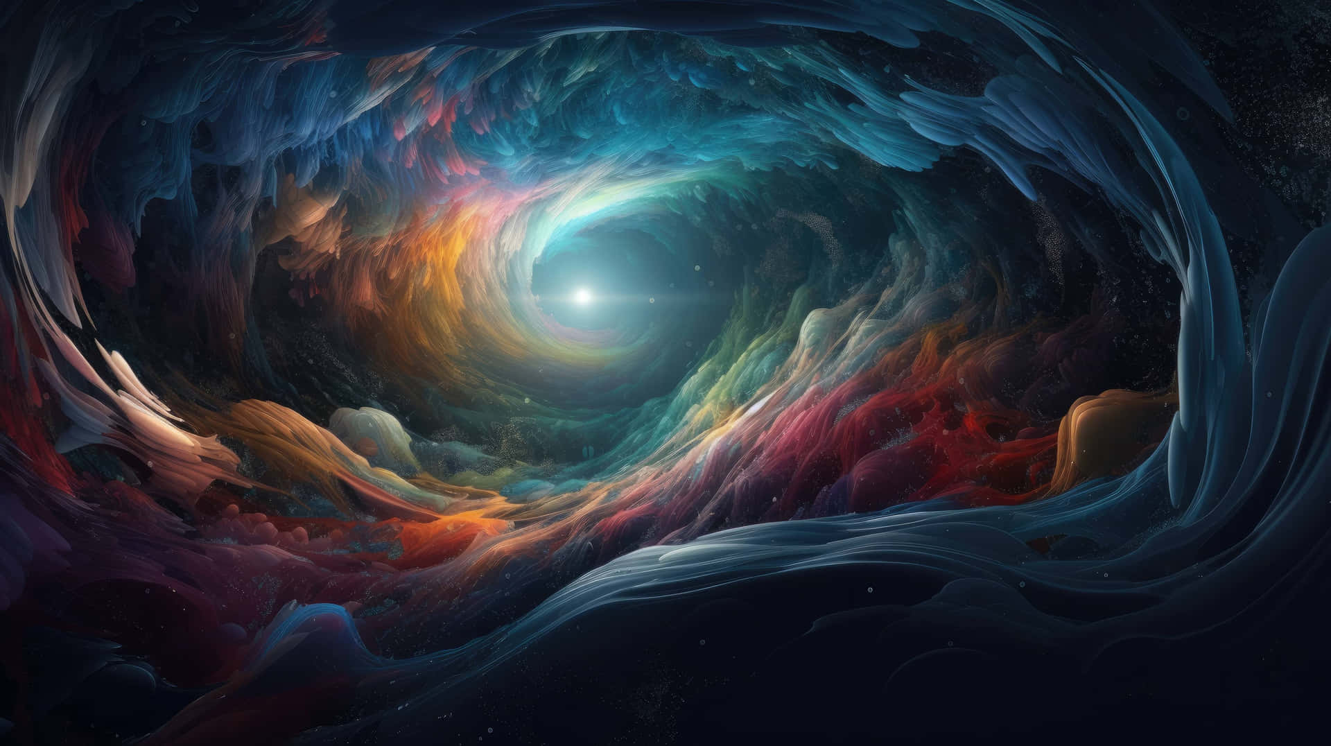 Cosmic Spiral Abstract Landscape.jpg Wallpaper