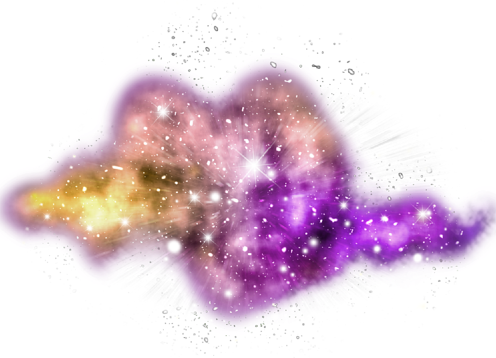 Cosmic Splash Color Explosion PNG