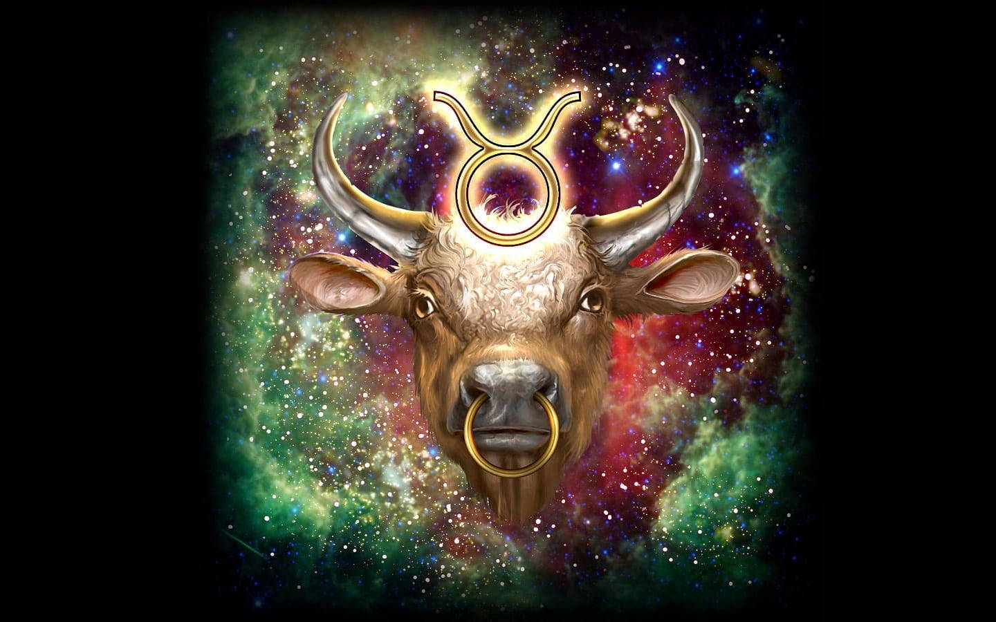 Cosmic Taurus Zodiac Wallpaper