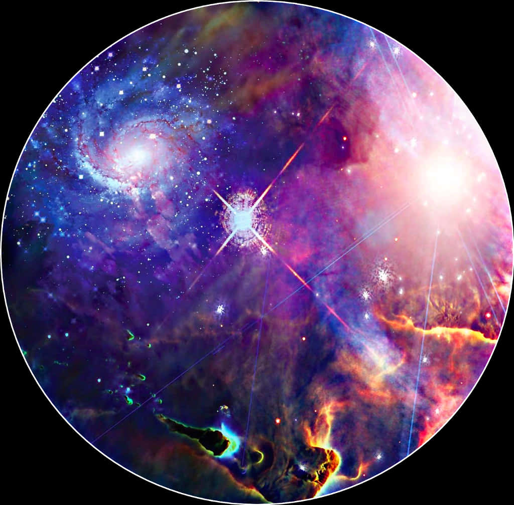 Cosmic Vista Galactic Collage.jpg PNG