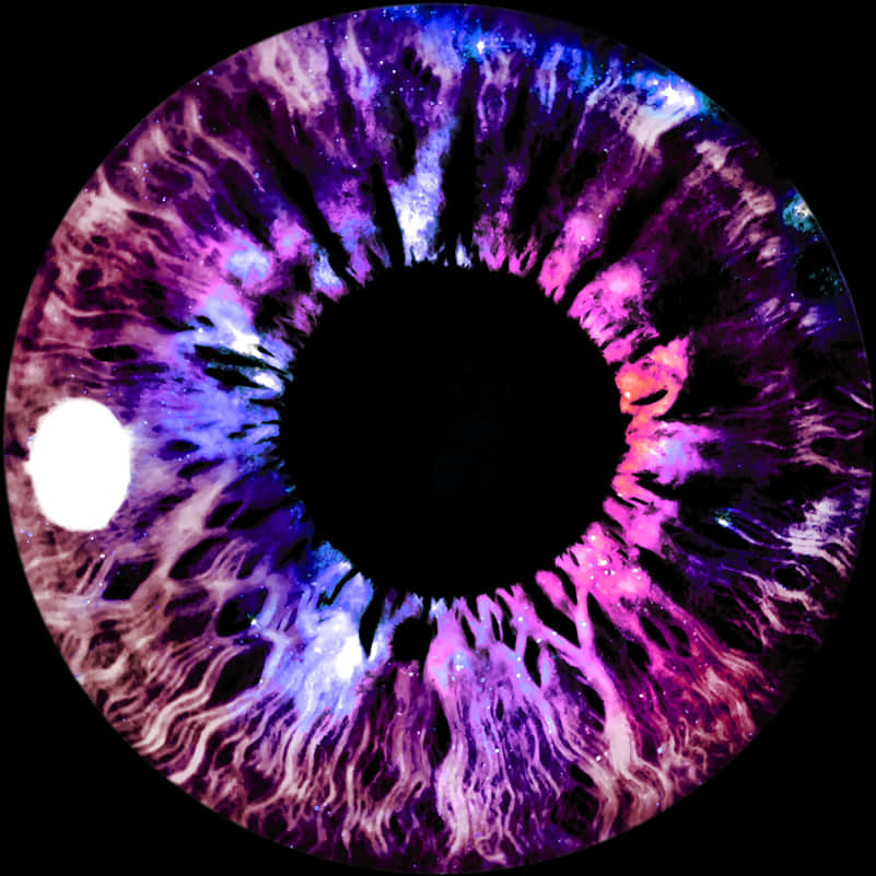 Cosmic_ Iris_ Closeup PNG