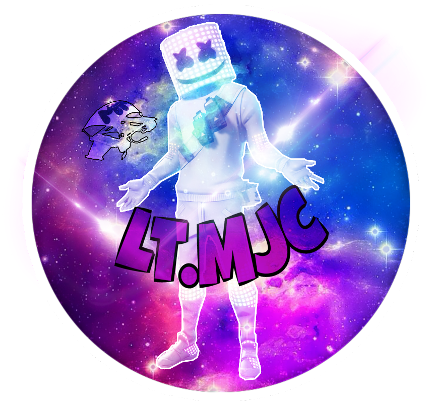 Cosmic_ Marshmello_ Sticker PNG