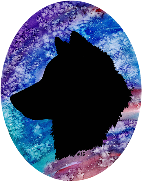 Cosmic_ Wolf_ Silhouette.png PNG