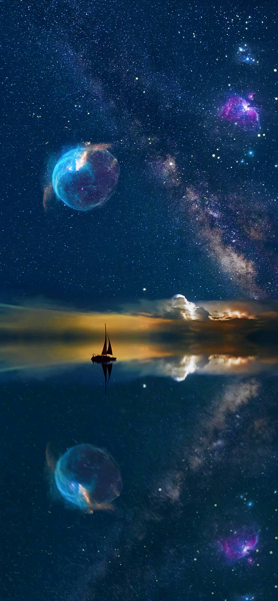 Cosmos Above The Sea