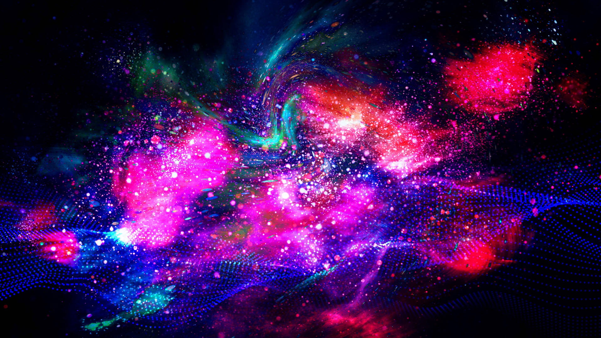 Cosmos Color Explosion Wallpaper