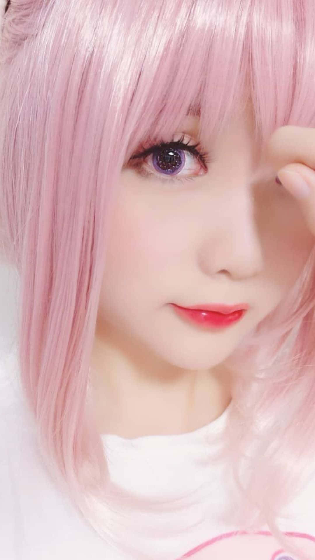 Download Stunning Cosplay Anime Kawaii girl with fox ears Wallpaper |  Wallpapers.com