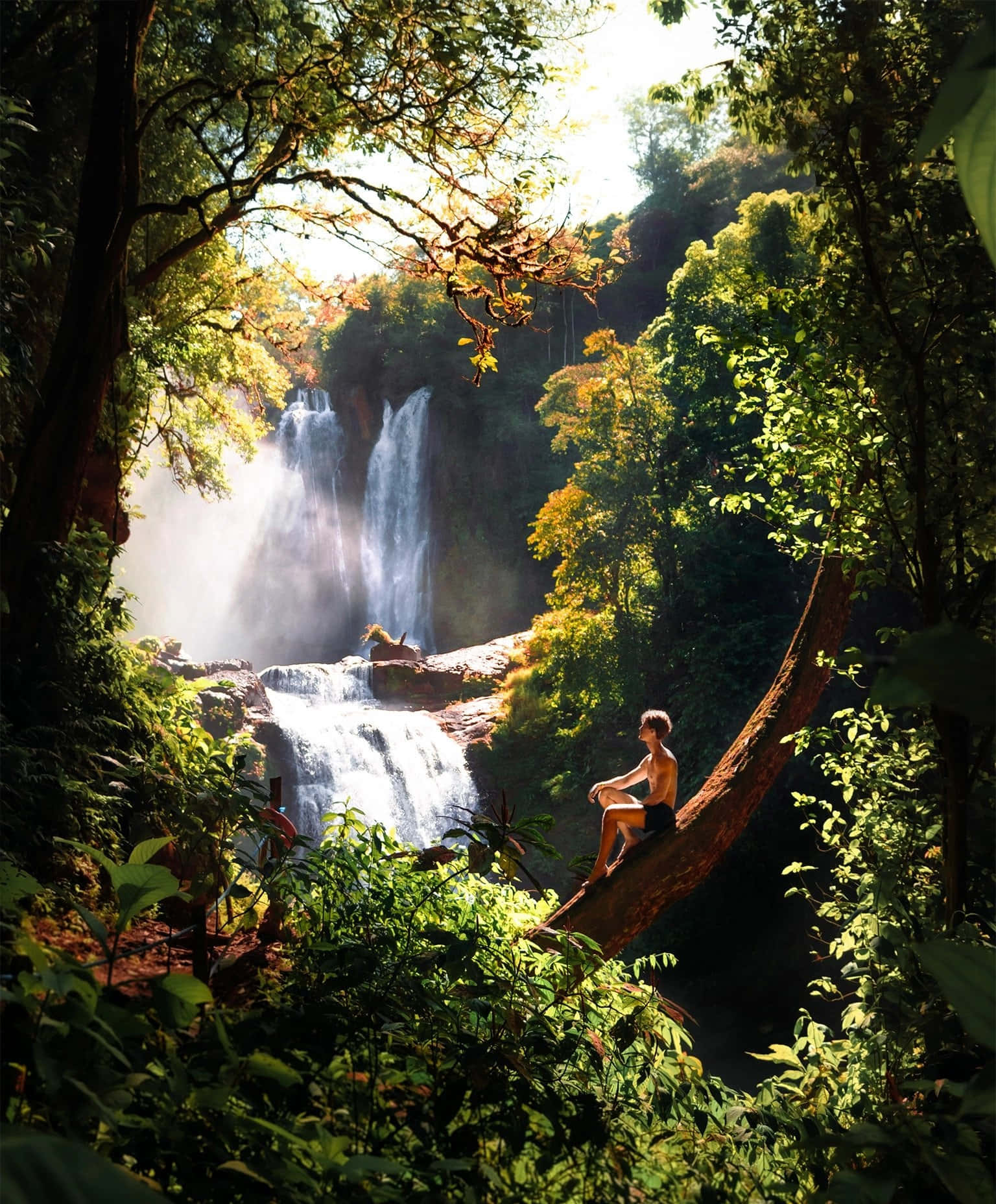 Einluftbild Der Üppigen Landschaft Costa Ricas In Dem Üppigen Mittelamerikanischen Land.