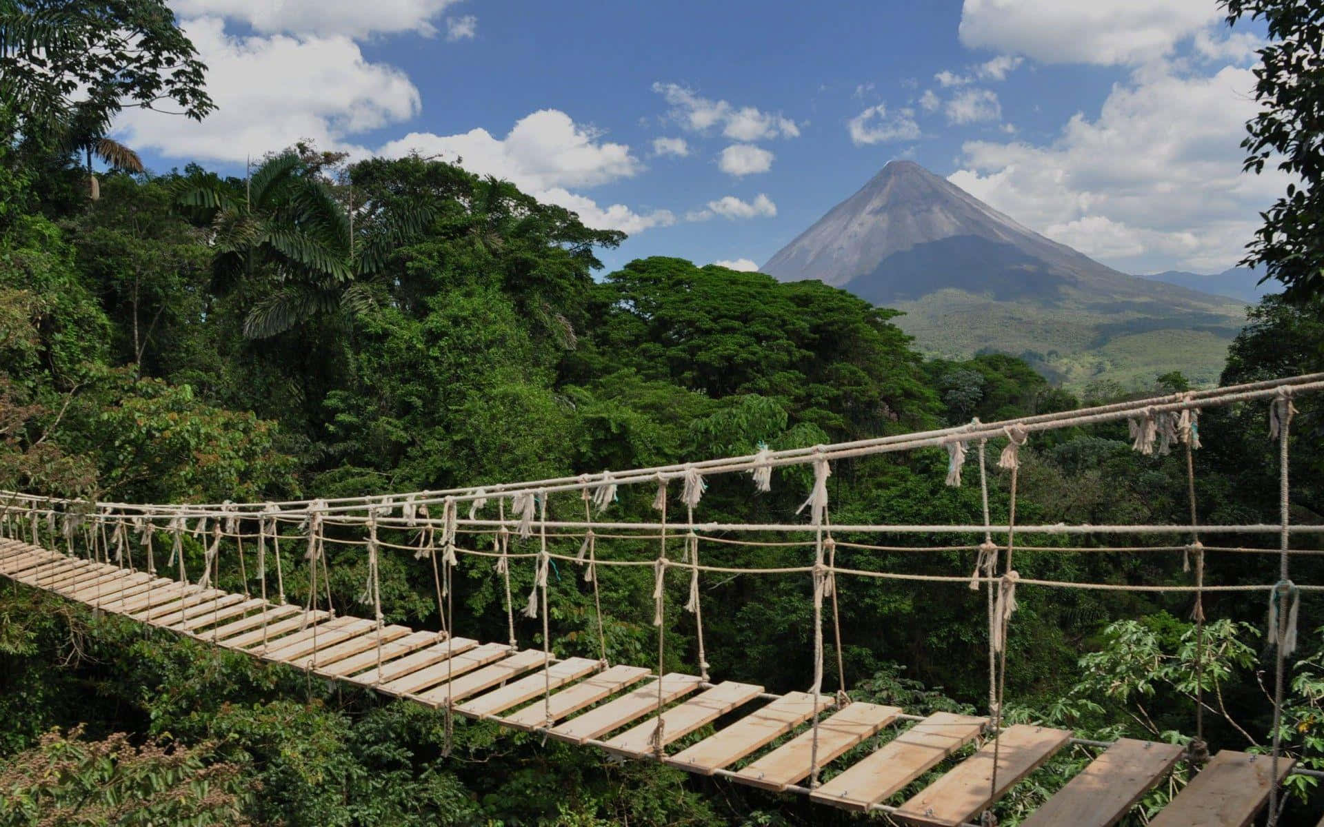 Utforskade Vackra Landskapen I Costa Rica
