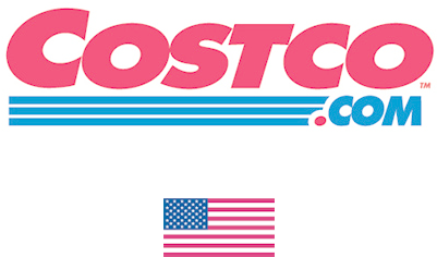 Costco Logowith American Flag PNG