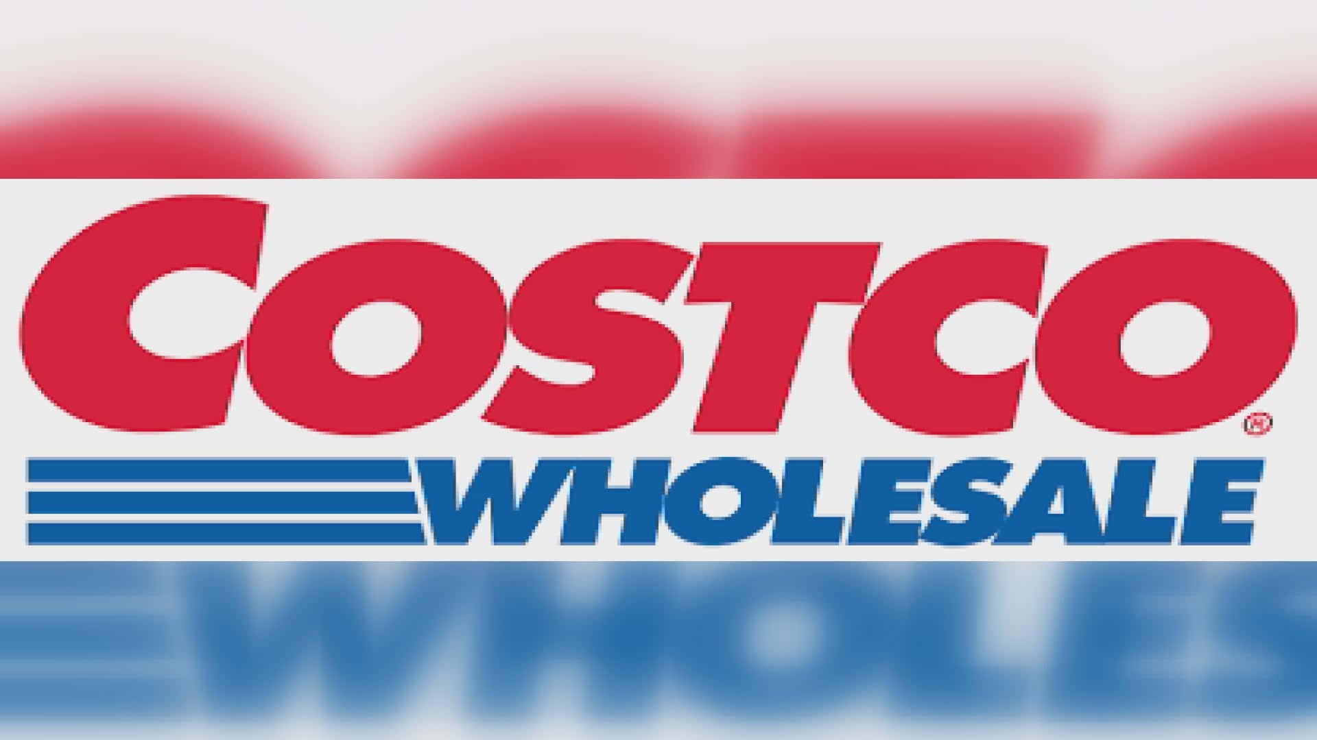 Costco Wholesale Logo With A Blurred Background