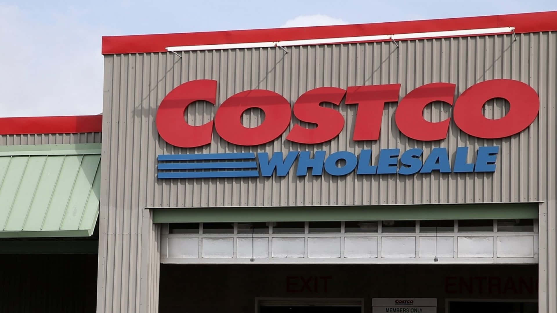 Costco Wholesale Is A Large Store With A Sign