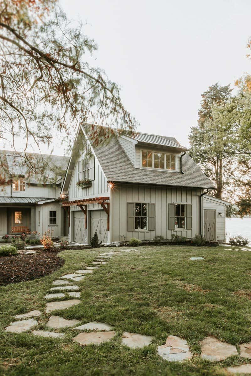 Cottage Aesthetic Beige House Photography Picture