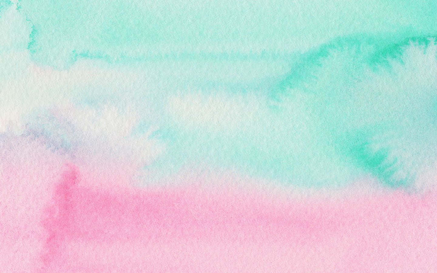 Nice Green And Pink Abstract Watercolor Cotton Candy Background