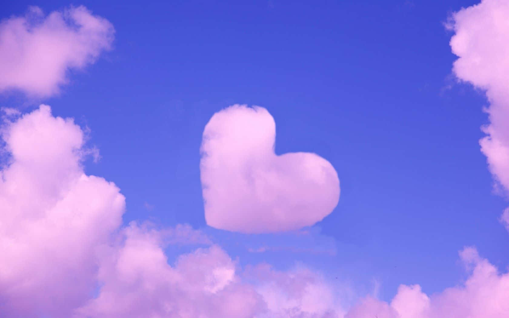 Cute Pink Heart Cotton Candy Background