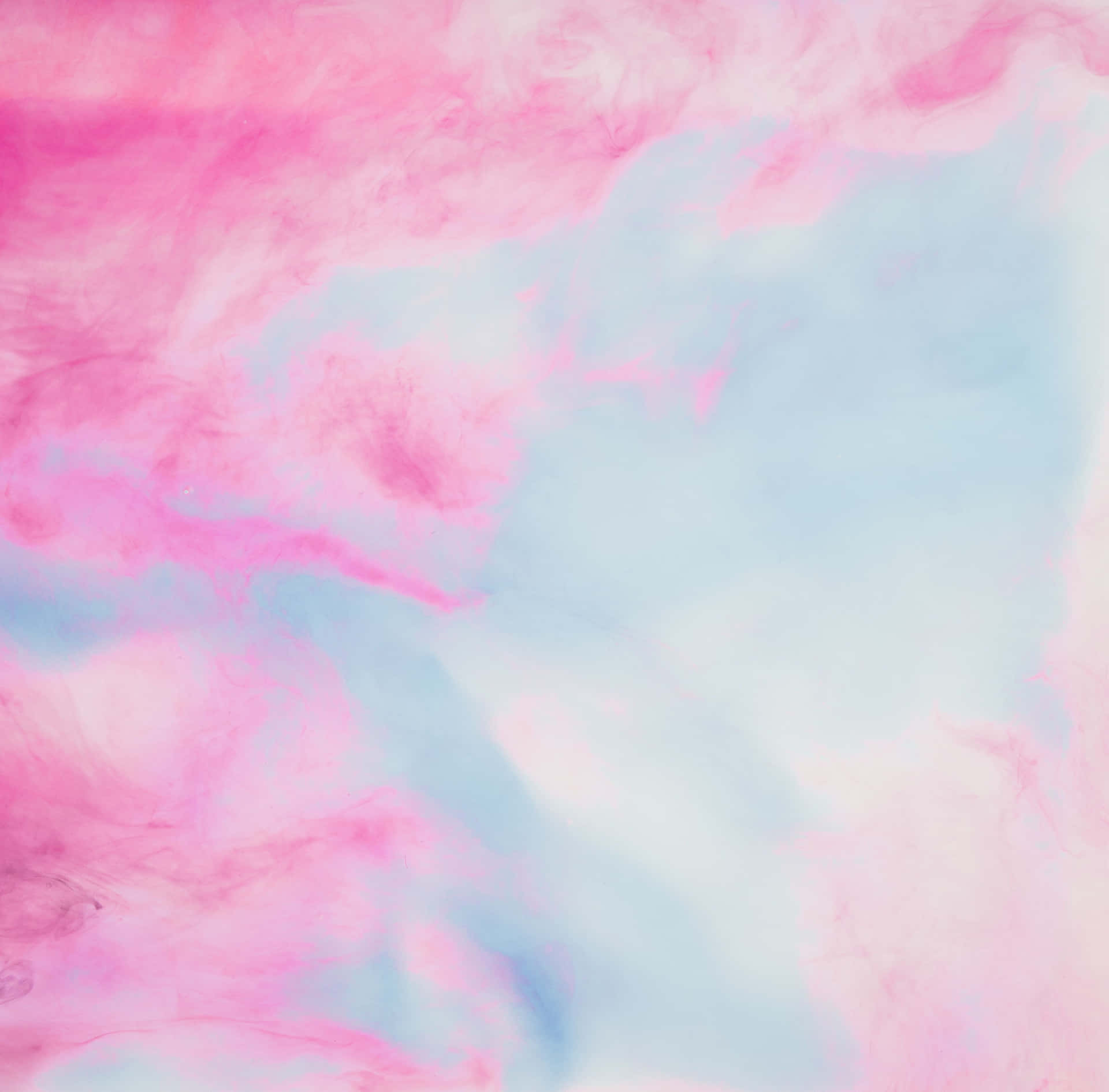 Wasserfarbenbaumwolkendruck Für Einen Zuckerwatte-hintergrund