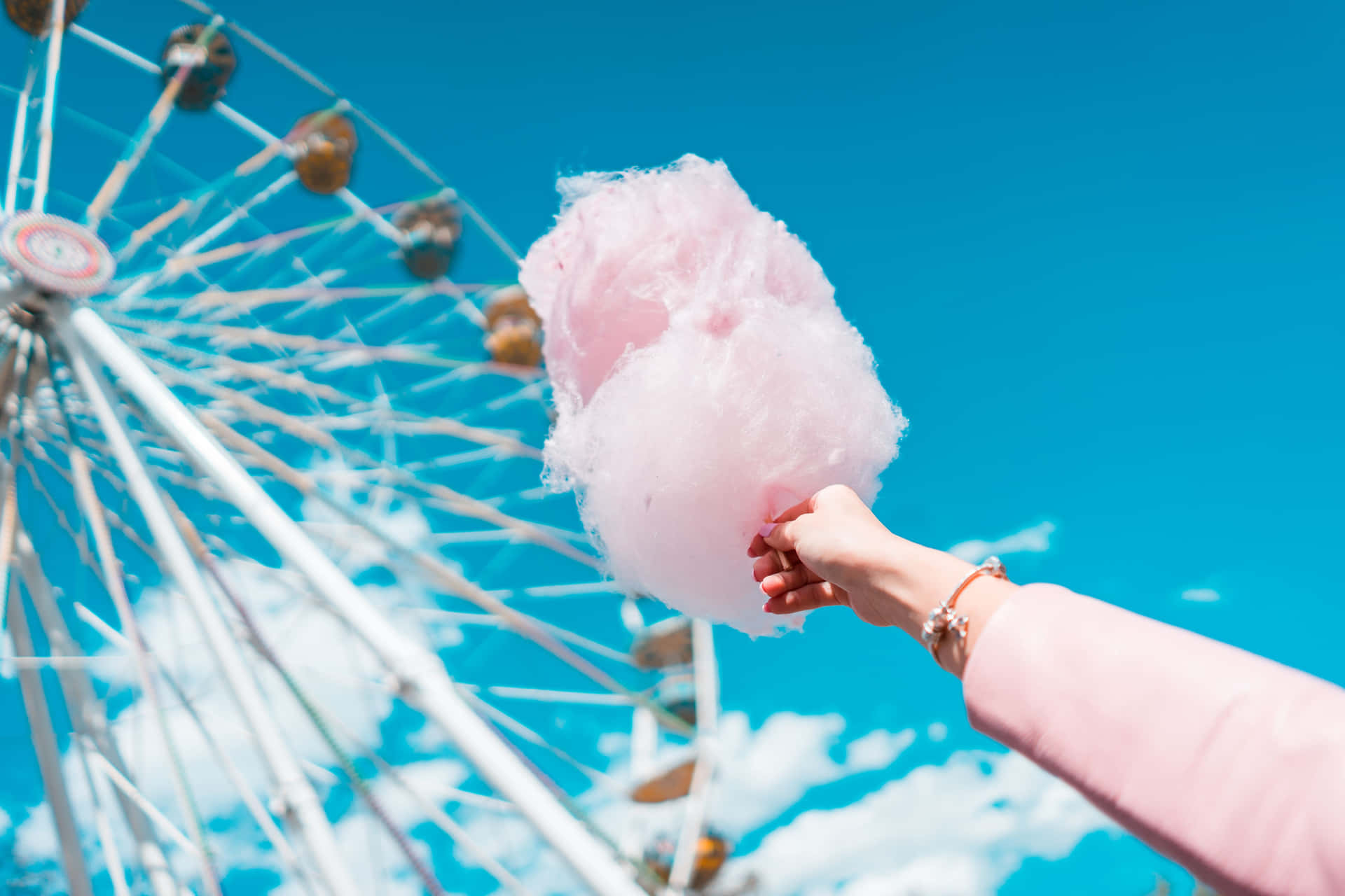 Alluring Cotton Candy Photography Background