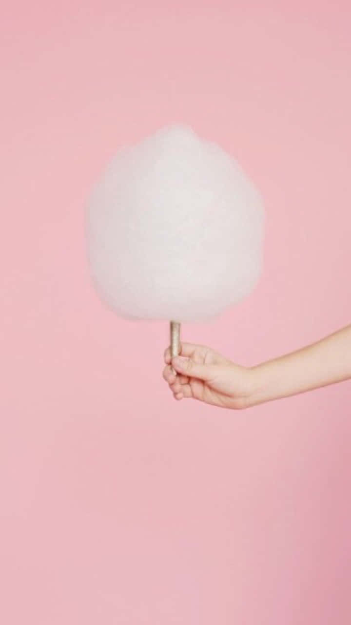 Aesthetic Cotton Candy Photography Background