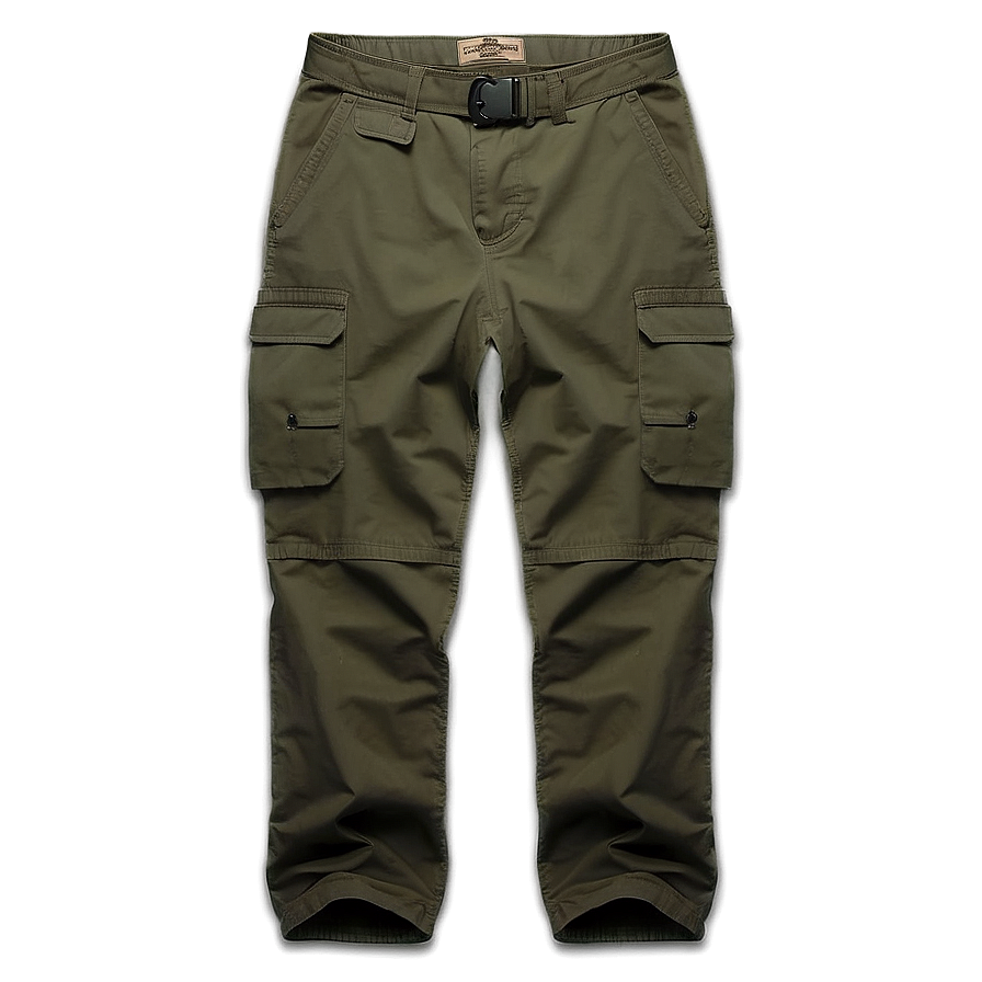 Cotton Cargo Pants Png 06132024 PNG