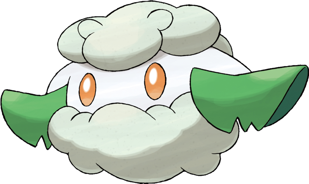 Cottonee Pokemon Illustration PNG