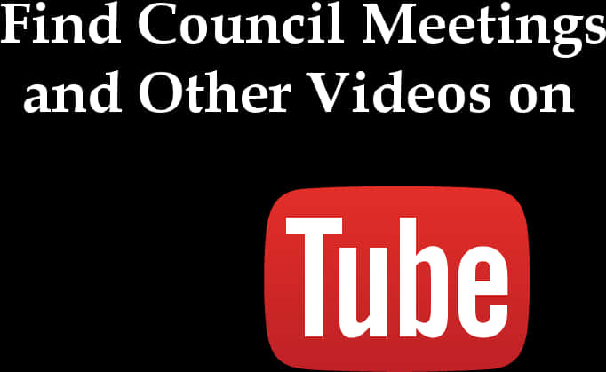 Council Meetingson You Tube Promotion PNG