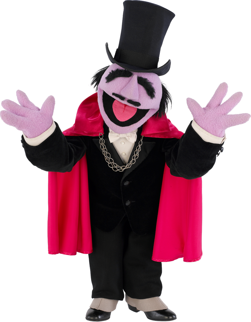 Count Von Count Sesame Street PNG
