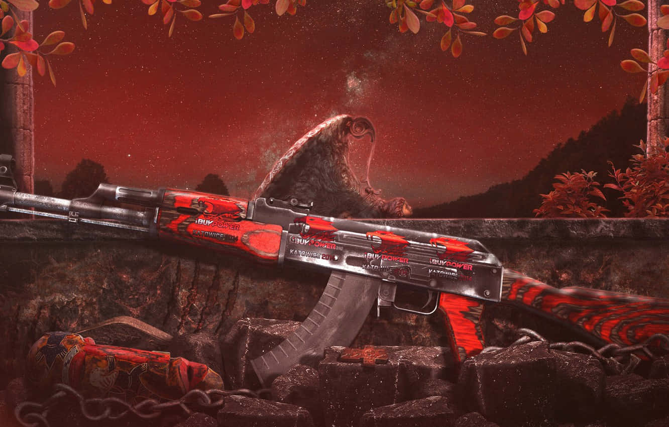 Sniper Covered In Blood Counter Strike Global Offensive Background 1332 x 850 Background