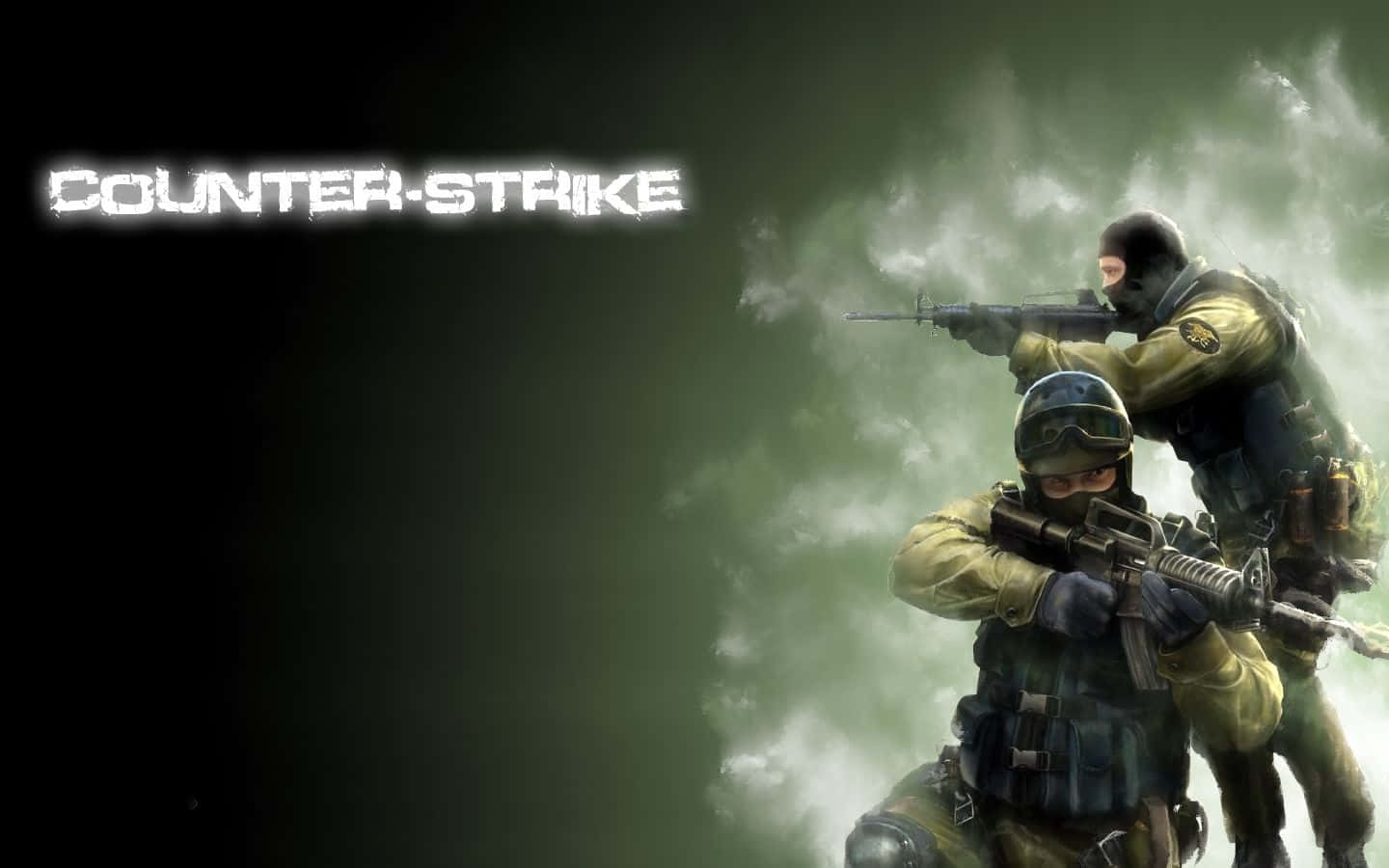 Counter Strike Source Smokey Green Fog Wallpaper