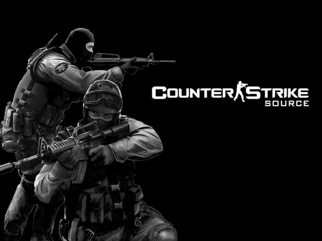 Counter Strike Source Sort Tapet Wallpaper