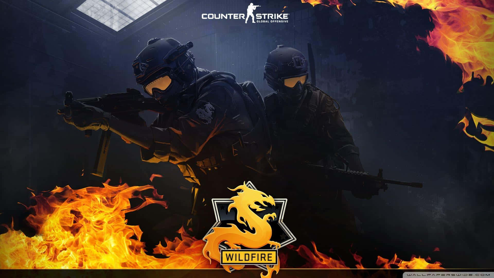 Ready Your Sniper Rifle And Join The Fight In Counterstrike Wallpaper