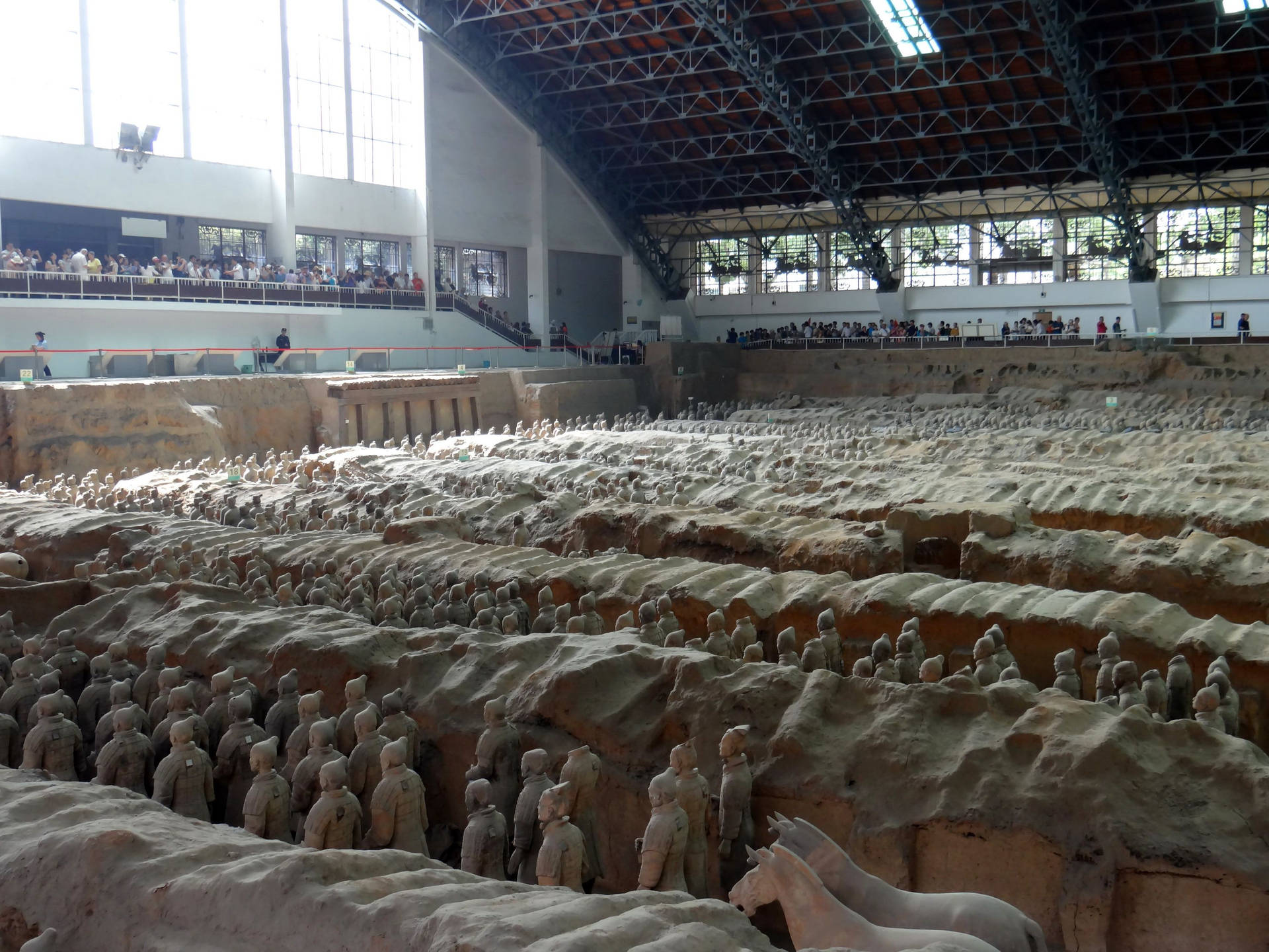 Countless Stone Statues In Xian