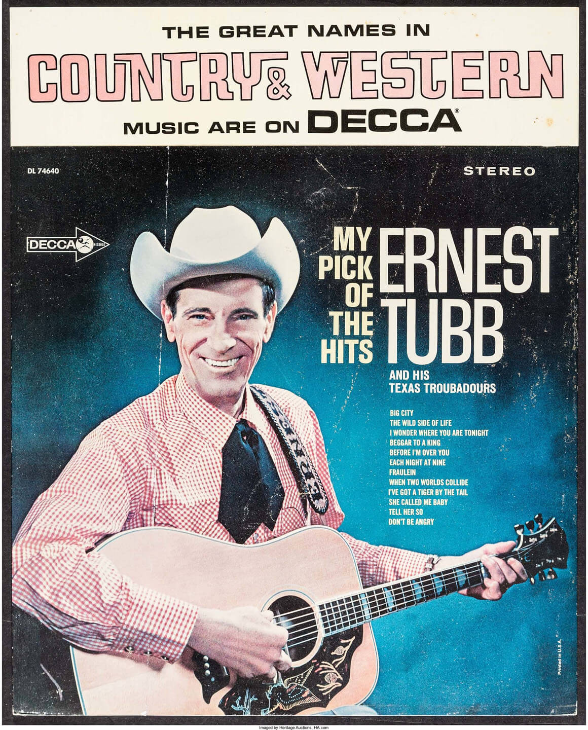 Country Music Hits Ernest Tubb Wallpaper