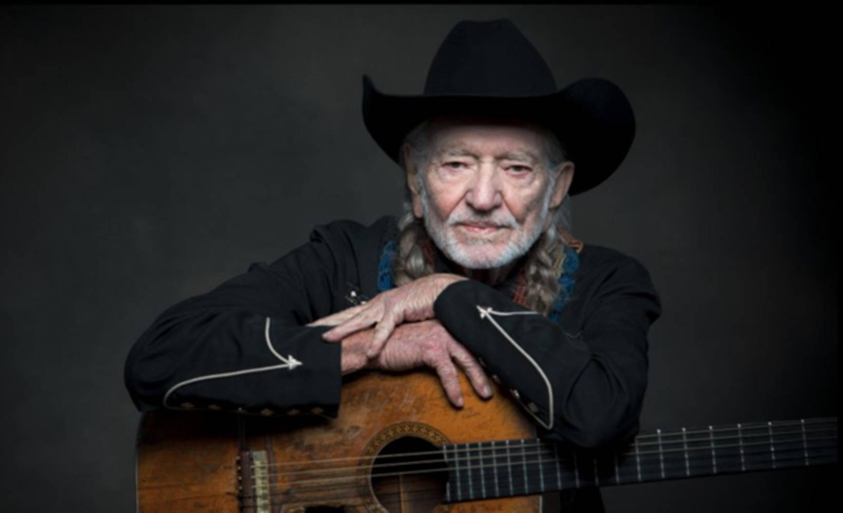 Posterdes Country-musikers Willie Nelson Wallpaper