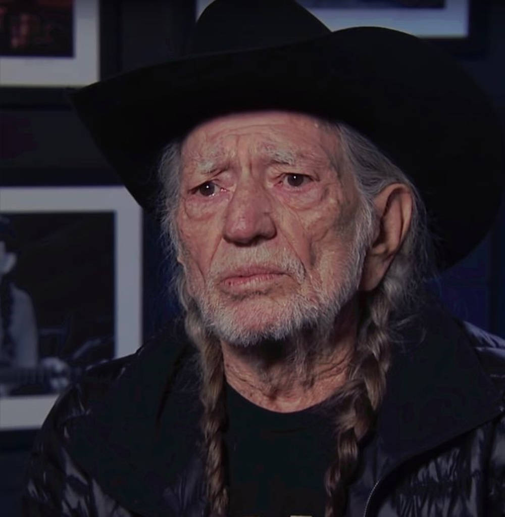 Willie Nelson, the Legendary Country Music Icon Wallpaper