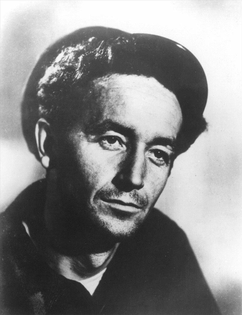 Country Singer Woody Guthrie Portrait Wallpaper