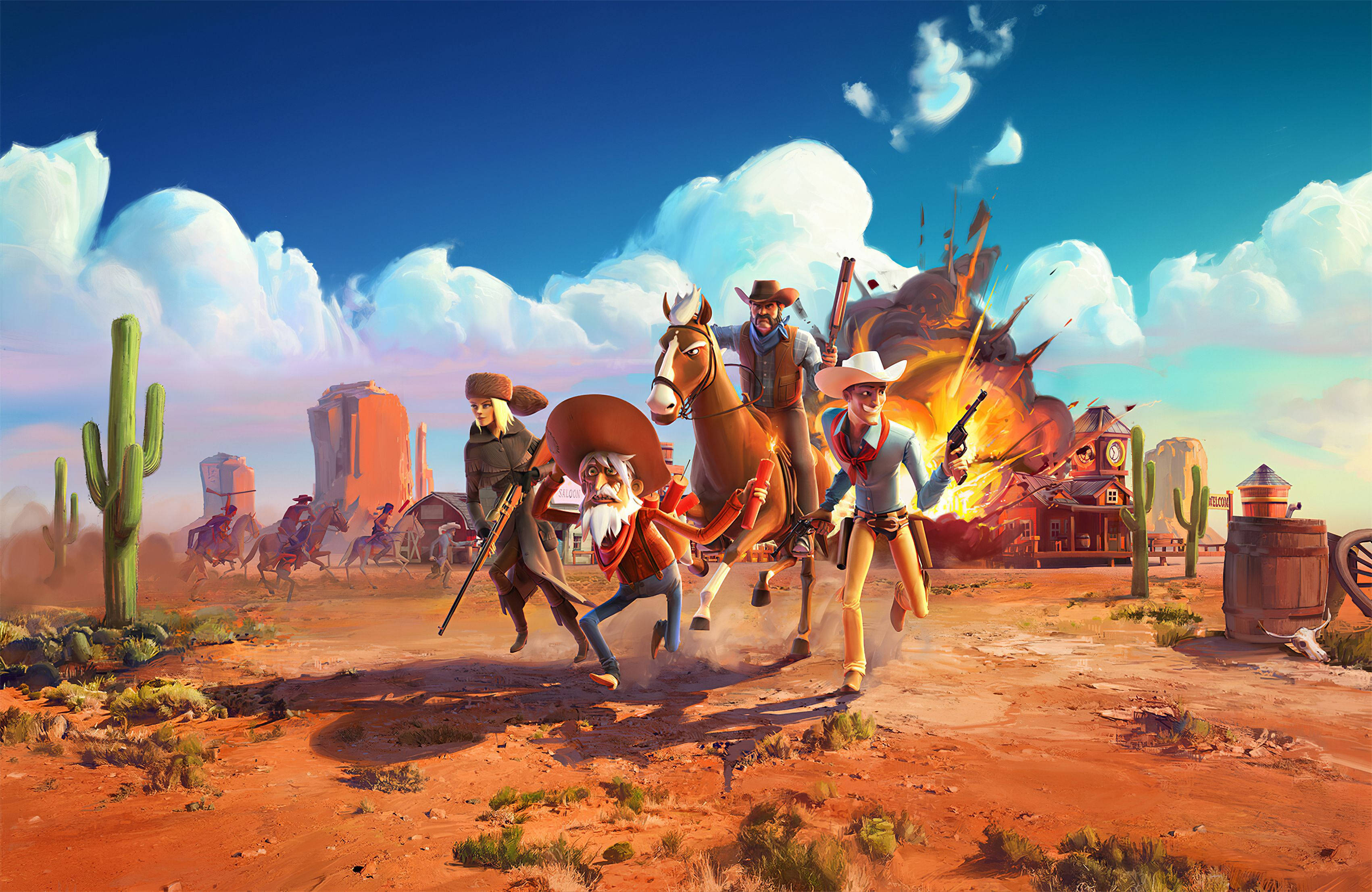 Country Western Game Image Wallpaper