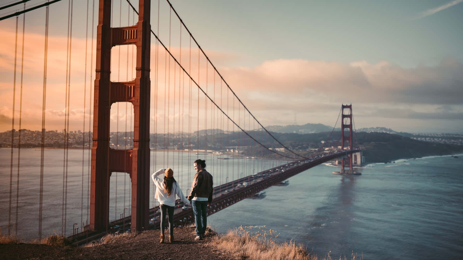 Imagende Metas De Pareja Puente Golden Gate