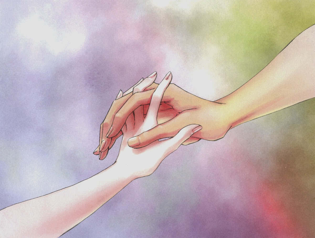 Anime handholding